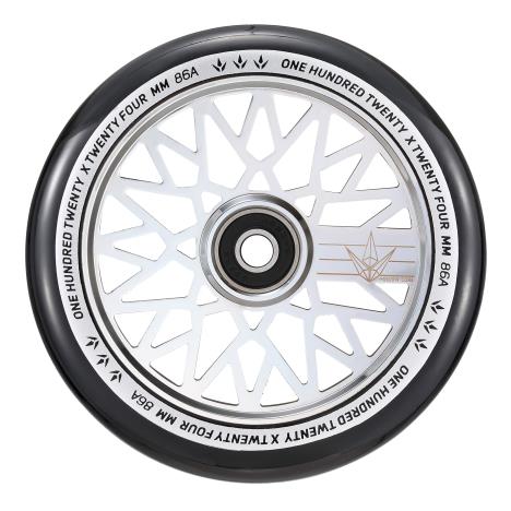 Blunt 120mm Diamond Hollowcore Wheels Chrome - Pair £63.90